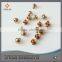 Gold double cap rivet for bag