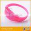 Colorful gift items for children Light up silicon remote controlled led bracelet