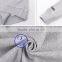 Custom 100% Fleece Polyester Men Grey Pullover Hoodie Sweatshirts