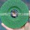 473 100*6*16 FOR INOX GREEN COLOR DEPRESSED CENTER GRINDING WHEEL