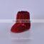 Lovely red knitting Winter baby shoes crib boots