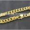 factory wholesale top quality gold plated heavy cuban chain bracelet