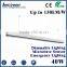 led linear light system with high luminous for supermarket office and other commercial indoor lighting demand