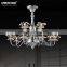 Chrome Color Iron Low Ceiling Chandelier Modern MD81485 L18