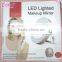 cosmetic mirror with 2X 5X 10X 12X magnify led light/ Hot sale magnifying lighted makeup mirror                        
                                                Quality Choice