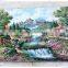 Fabric embroidered decoration wall tapestry hanging
