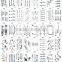 Various Text Art Tattoo Festival Pattern Cartoon Tattoo Temporary Tattoo Sticker