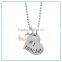 Love You a Bushel & a Peck Stainless Steel Necklace