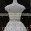 New Arrive Cap Sleeve Appliqued Lace Sequins Beaded Waist Long Train Wholesale Wedding Dresses