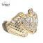 Wholesale jewelry supplier 925 silver ring diamond crystal ring Engagement jewelry
