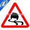 Reflective adhesive Diversion right traffic sign