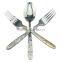 24pcs cutlery sets stainless steel silver hotel cutlery set