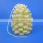 green wax led artificial pinecone candle