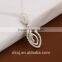 2015 Special desinger 925 silver jewelry cubic zirconia necklace for women