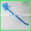 Plastic transparent blue single hook for display