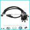 CE certified security camera system 8 way dc power splitter cable