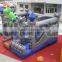 commercial inflatable dinosaur combo, castle with slide