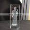 High Quality clear 3D Laser Crystal Cube for decorate