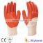 Cotton Interlock Shell Nitrile Coated thermal work gloves