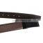 hot punching design brown leather men belt