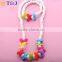 >>>2016 New Arrival Children Kids Accessories Acrylic Flower Girl Kids Necklace Bracelet Jewelry Sets/
