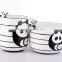 creative cartoon lovely panda ceramic 4-piece set solid bowl and mug, promotional cowl porcelain suit