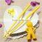 Standard FDA & LFGB colors mini silicone chopsticks for kids