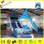 attractive and durable shark inflatable water slide with two pools