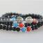 Fashion charming handmade ceramic beads bangle bracelet jewelry                        
                                                                                Supplier's Choice