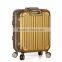 Guangdong Manufacturers Sunrise Popular Aluminum Golden Trolley Luggage Case Multifaction Case