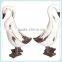 3d handmade resin swan figure for decoration