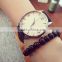 FS FLOWER - Fashion Quartz Leather Strap Watch Couple Watch