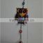 Wall iron owl clock decor