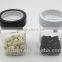 Hot Sale Square Glass Spice Bottle with See-Through Lid