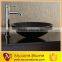 New arrival black pedestal basin on sale,bathroom basin