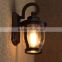 Outdoor Antique Lamp Post Garden Lamp Powered LED Lantern Hanging Outdoor Garden Coach Lantern Lamp