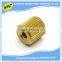 China Hardware Manufacturer Cylindrical Hollow Brass Sleeve Bolt