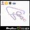 Fashionable id badge beaded lanyards with metal hook
