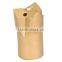 Cross-shaped square hole DTH core drill bit
