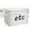 Small Cute Waterproof Canvas Desktop Cosmetic Organizer Bag,Makeup Storage Case