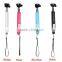 Sidiou Group Newl Design Zooming Function Wireless Bluetooth Monopod Self Photo Selfie Stick for Samsung Note S4 S3 etc (Black)