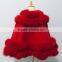 2015 winter 80CM cashmere cape with twist fur trim for women CC0720