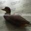 Plastic flocked floating hunting duck