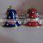 cloisonne enamel handmade1.5" red and blue small Christmas Bells