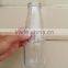 500ml round glass juice bottle with screw lug cap