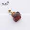 2016 hot sale square amber color furniture crystal cabinet pull