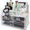 4 drawers acrylic cosmetic display lipstick stand holder