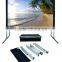 Top quality Fast folding screen 200 inches 4:3 Front Rear Projetion Screen