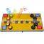LED Traffic Sign Truck Mounted Arrow Board with Amber Blue Flashing Light Light Bar Trailer