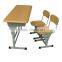 Adjustable Double Student Desk&Chair,School Student Desk and Chair